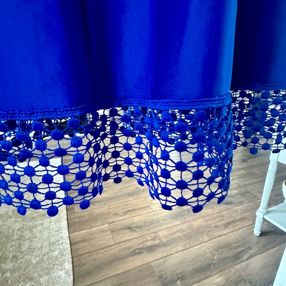 Donna Ricco Royal Blue Midi Dress - Picture 6 of 6